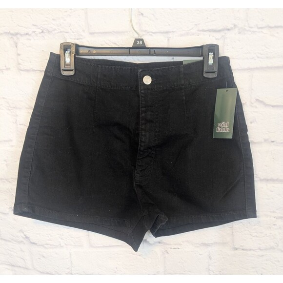 Wild Fable Pants - Wild Fable Black denim highest rise denim shorts 10